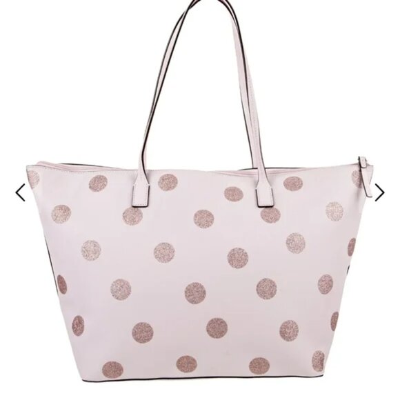 Kate Spade Bundle (Pink Polka Dot Tote, Card Holder & Phone Case) - Picture 5 of 9